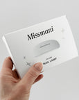 Compact Missmani Starter Kit with 3 colors, UV Lamp, Cuticle Pusher and Scissors